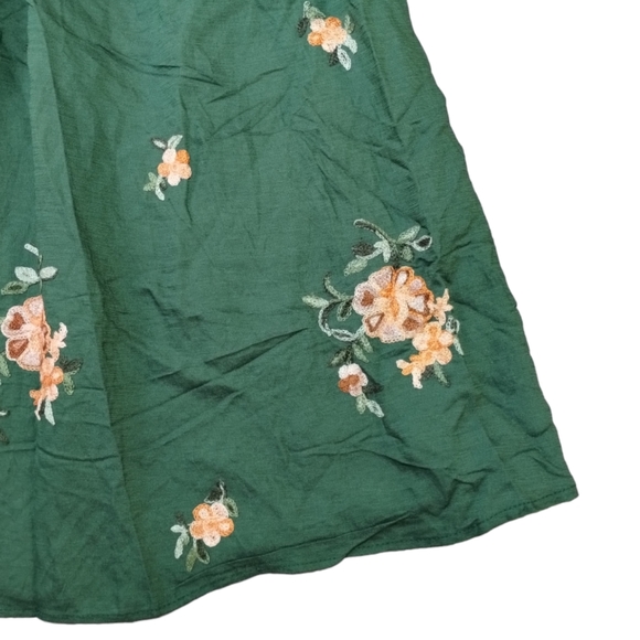 Anthropologie Kindred Embroidered Long Sleeve Off Shoulder Dress - Picture 14 of 16